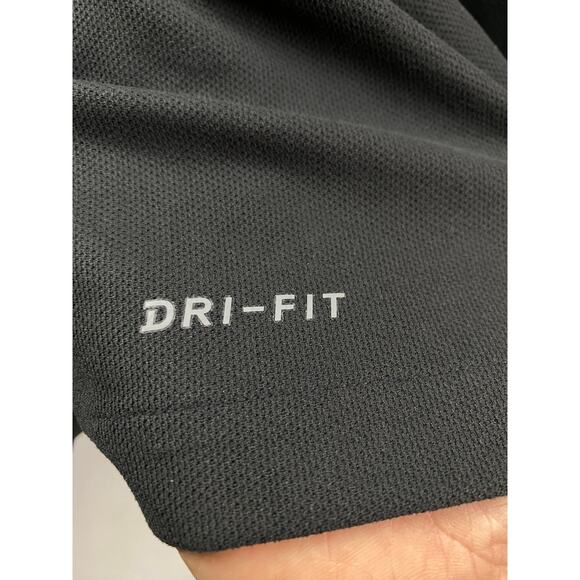 Nike Men's 2XL Black Gray Polyester Polo Shirt - Dri Fit Steelers NFL - Picture 6 of 8